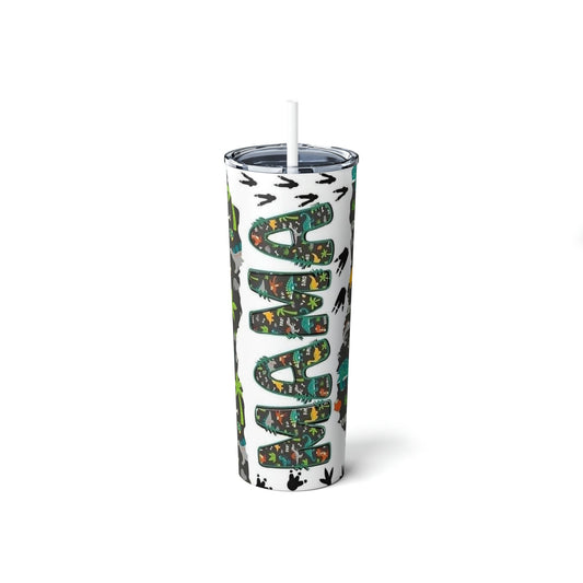 Dino Mama-Skinny Tumbler