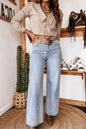 Beau Blue Sparkle Detail Western Casual Shift Jeans