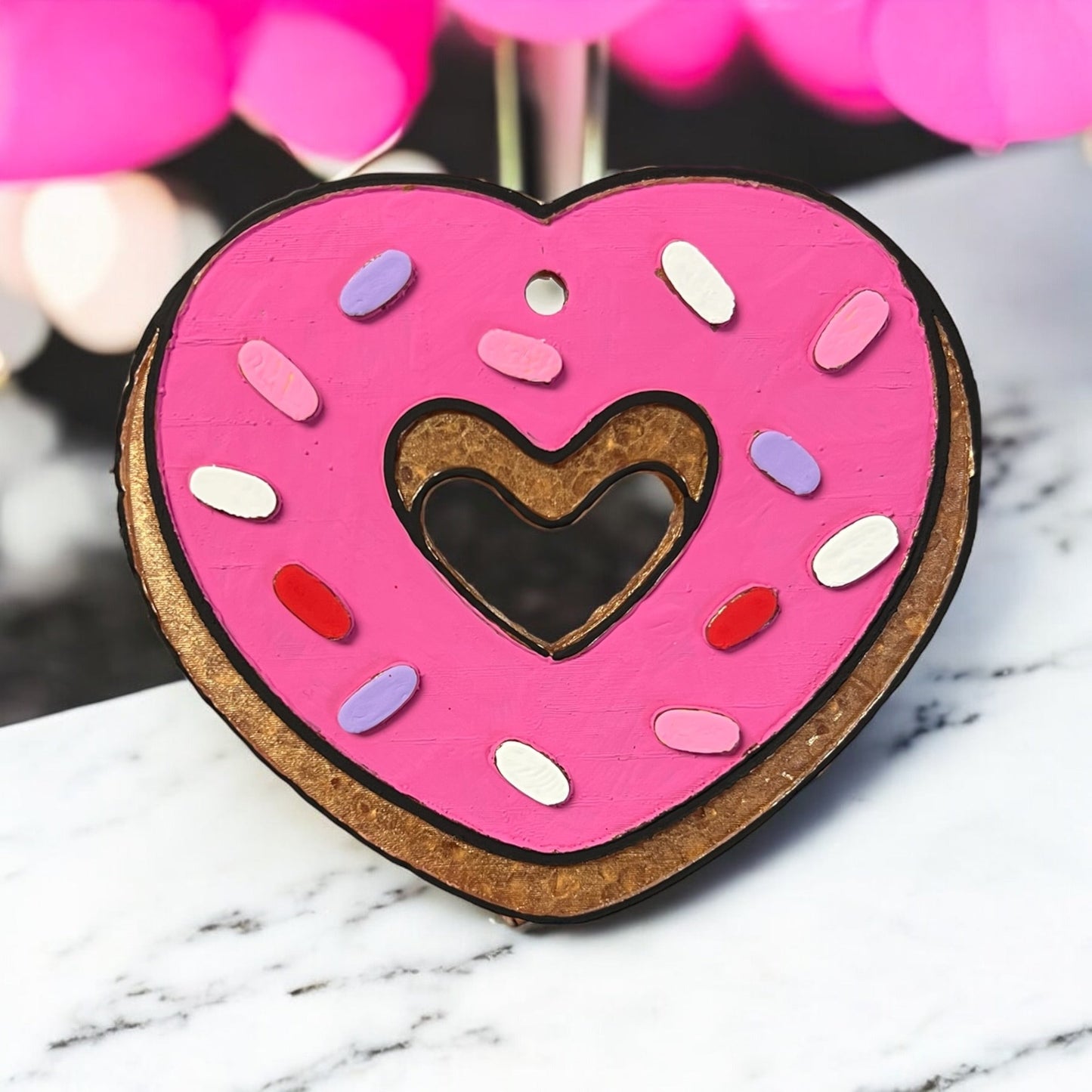 Heart Donut Freshie