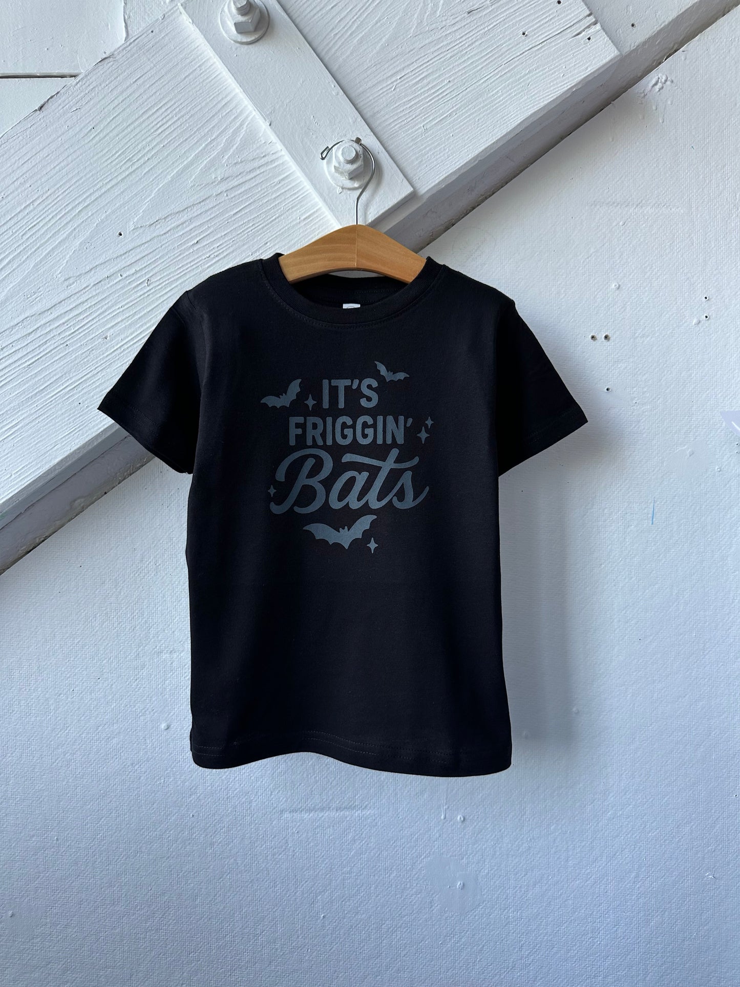 It's Friggin' Bats, Black  Halloween Tee