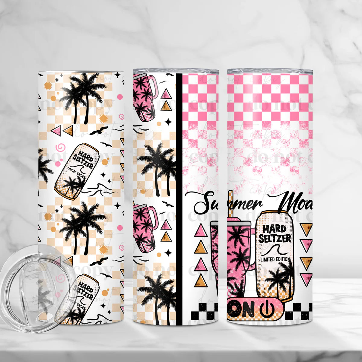 Summer Mode 20 oz Skinny Tumbler