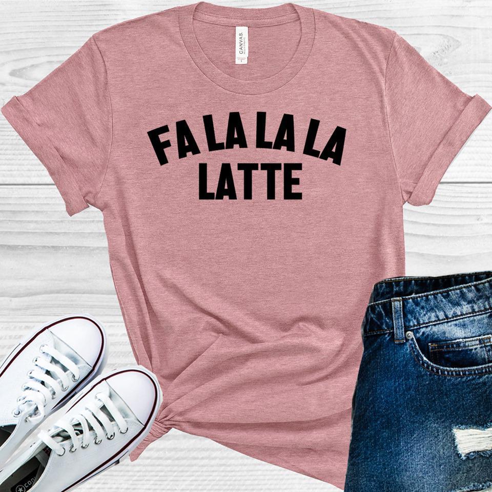 Fa La La La Latte Graphic Tee