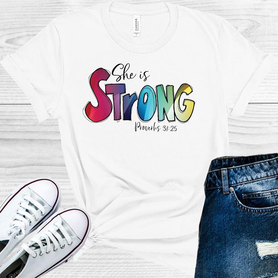 She is Strong Graphic Tee