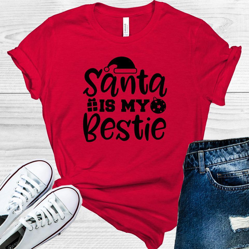 Santa is My Bestie Graphic Tee