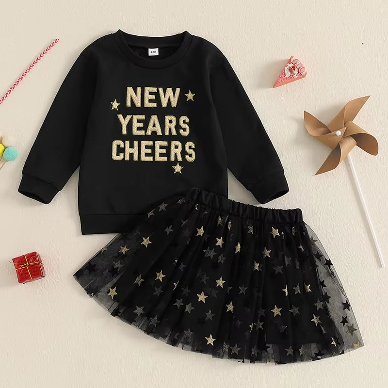 PREORDER: New Years Cheers Crewneck and Tulle Skirt 11.25.24