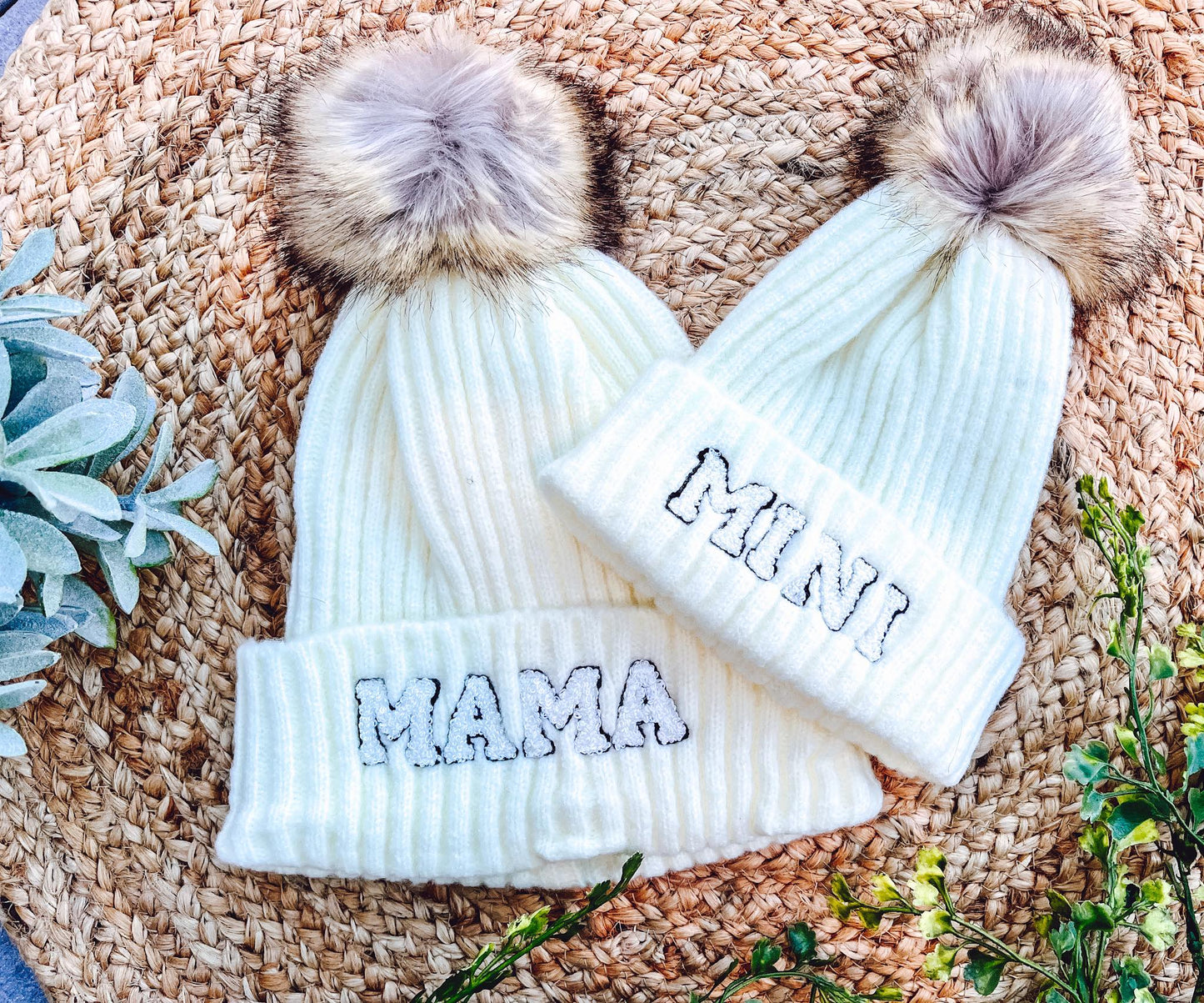 PREORDER: Mama and Mini Patch Beanies 10.21.24