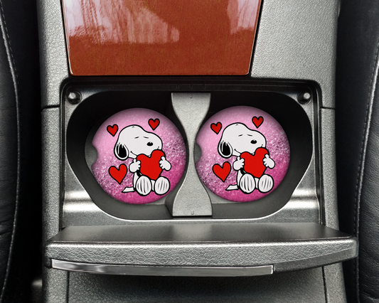 Car Coaster Set - Snoopy Love