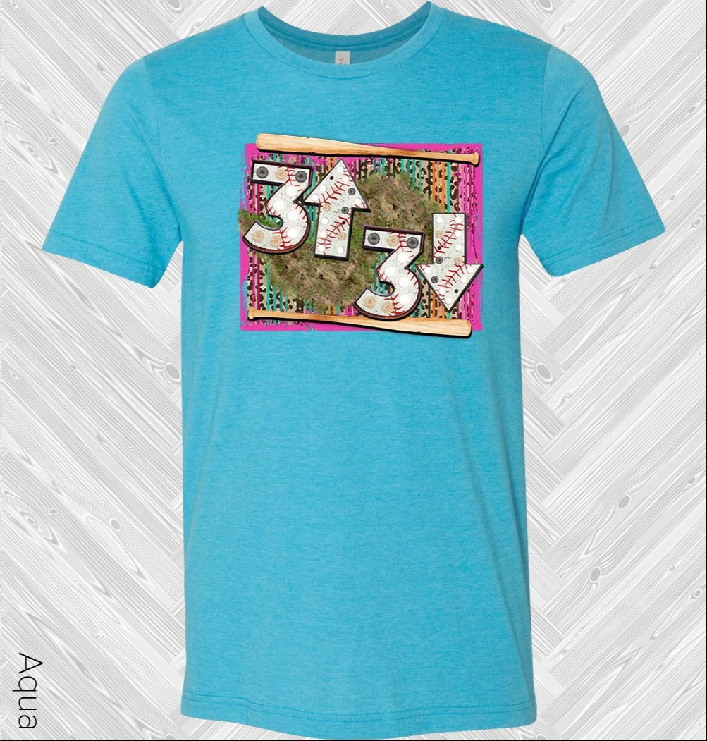 3 Up 3 Down Graphic Tee