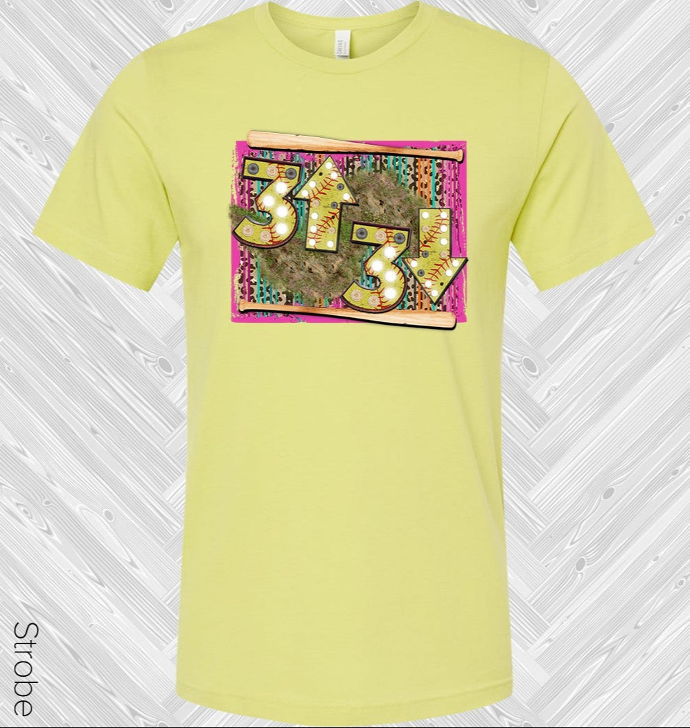 3 Up 3 Down Graphic Tee