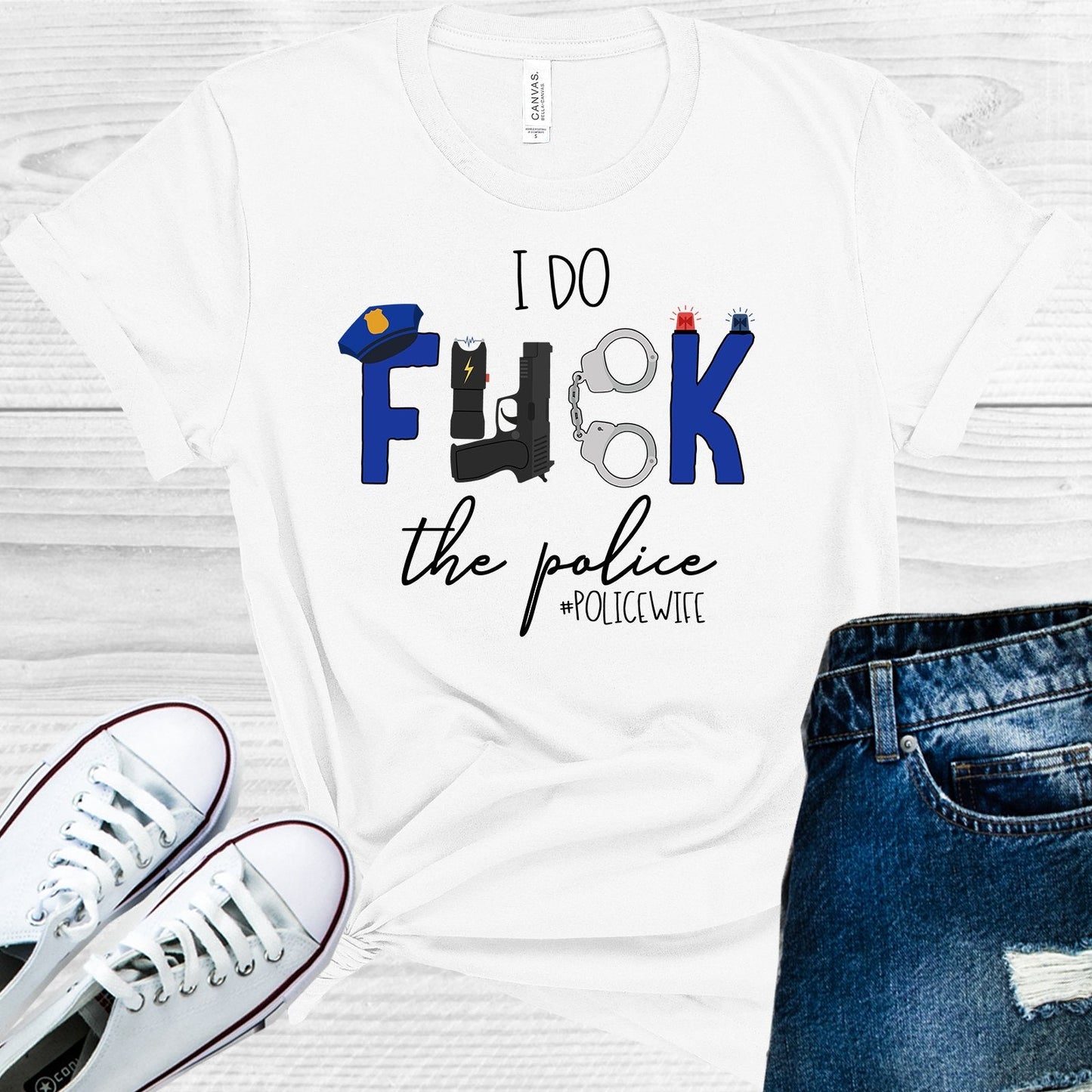 I Do F*** the Police Graphic Tee