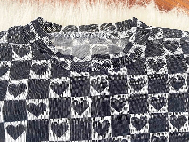 PREORDER: The Mommy and Me Mesh Checker and Heart Top 12.30.24