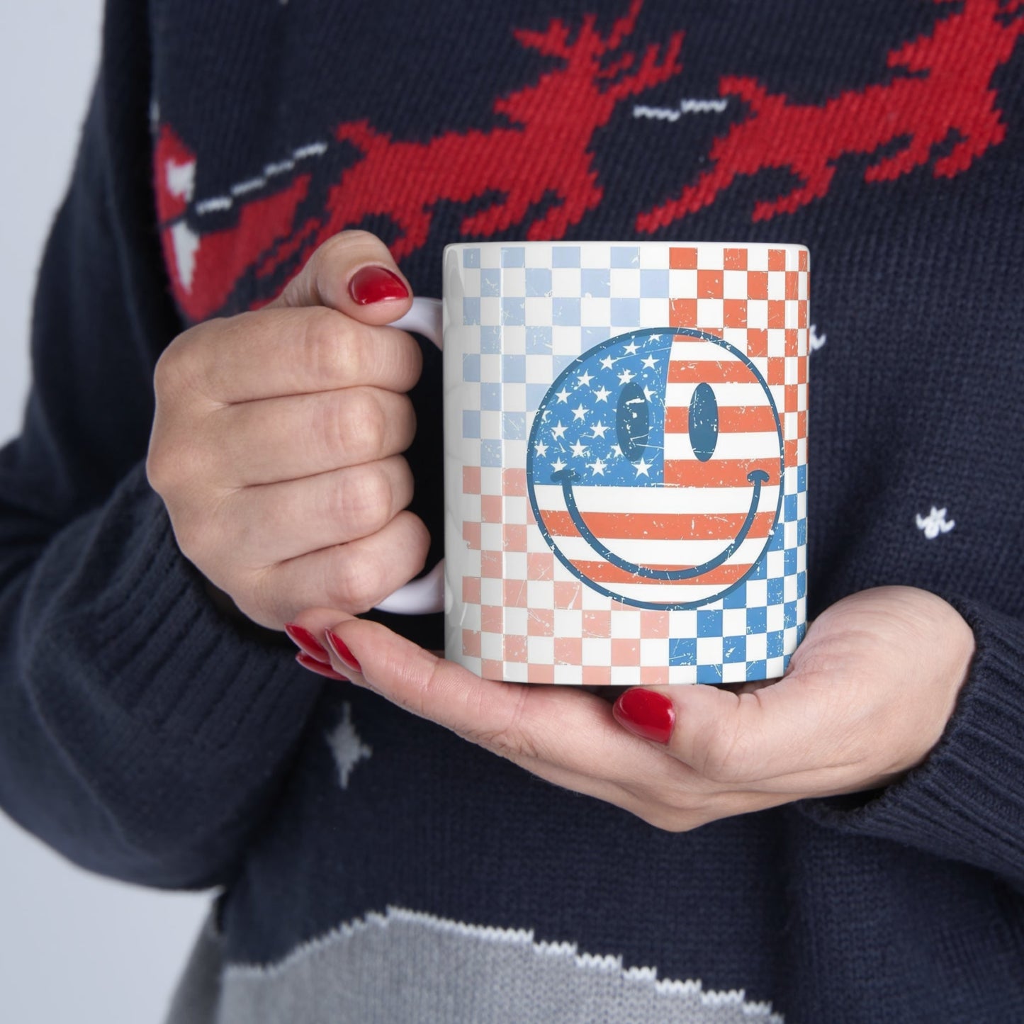 Patriotic Smile  Mug 11oz