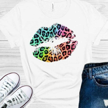 Leopard Lips Graphic Tee