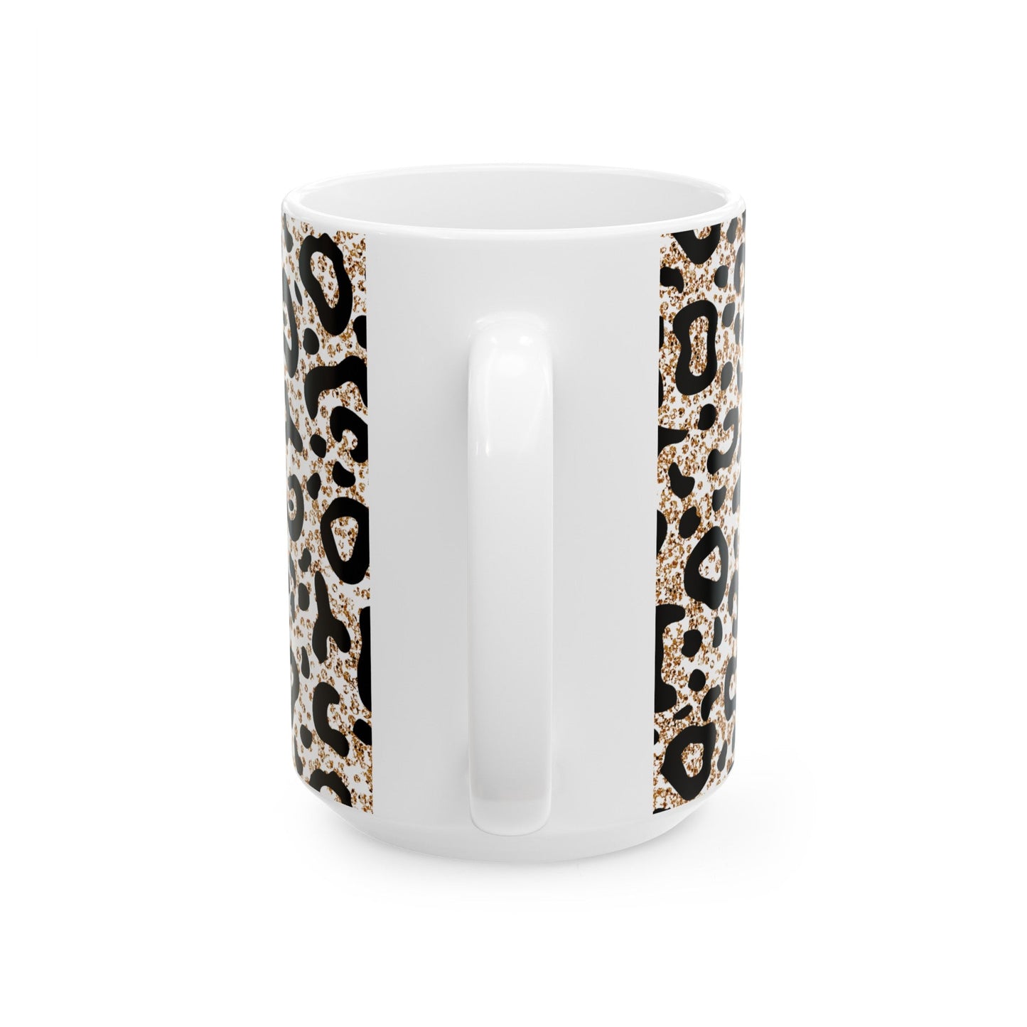 Girl Mom Leopard Ceramic Mug, (11oz, 15oz)