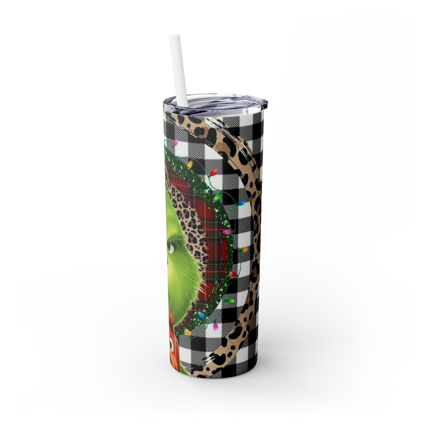 Peekaboo Max Skinny Tumbler with Straw, 20oz