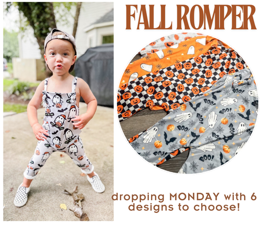 PREORDER: Fall Rompers 7.29.24