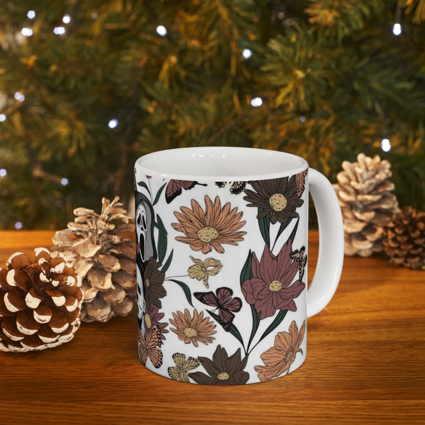 Floral Horror Boys Ceramic Mug 11oz