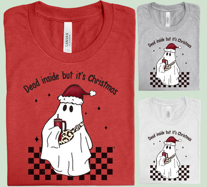 Dead Inside But It's Christmas Graphic Tee