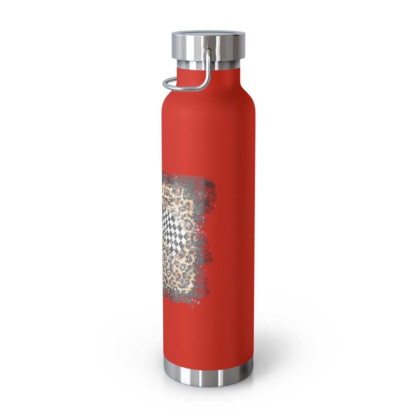 Checkered Flag Copper Vacuum Insulated Bottle, 22oz