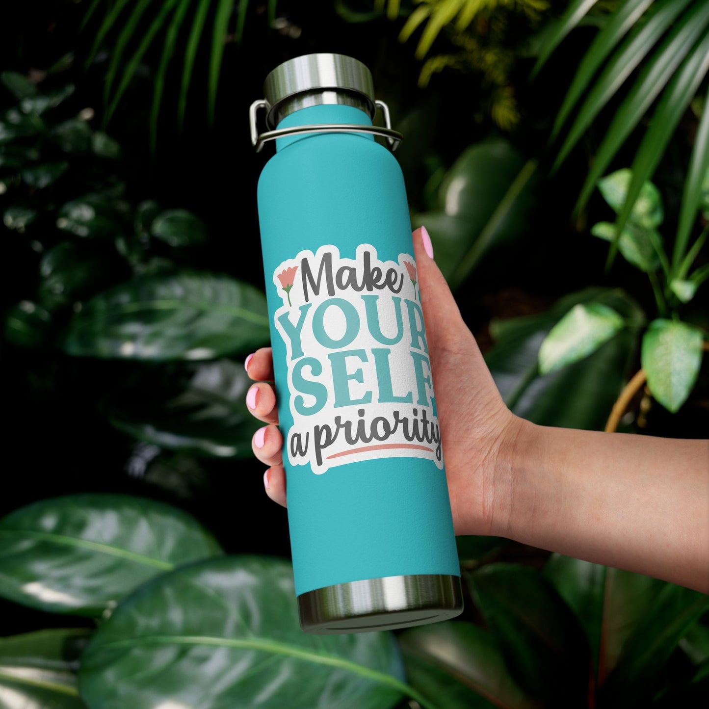 Make Yourself A Priority Copper Vacuum Insulated Bottle, 22oz