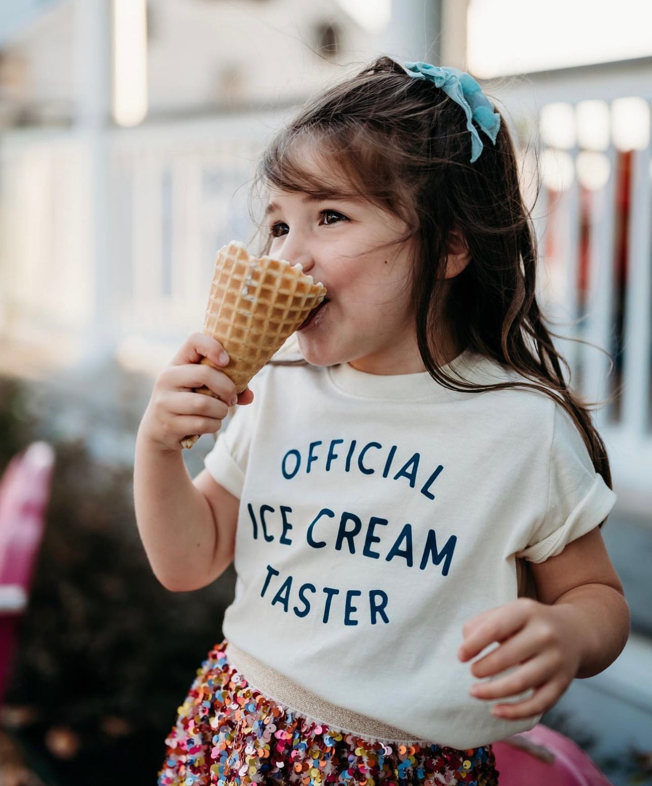 Official Ice Cream Taster Kids Tee | Funny Summer Shirt for Toddlers and Kids'