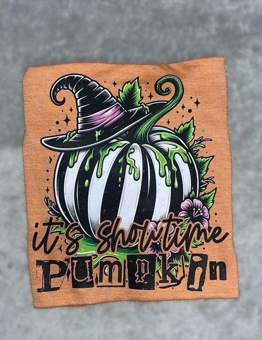 striped show time pumpkin