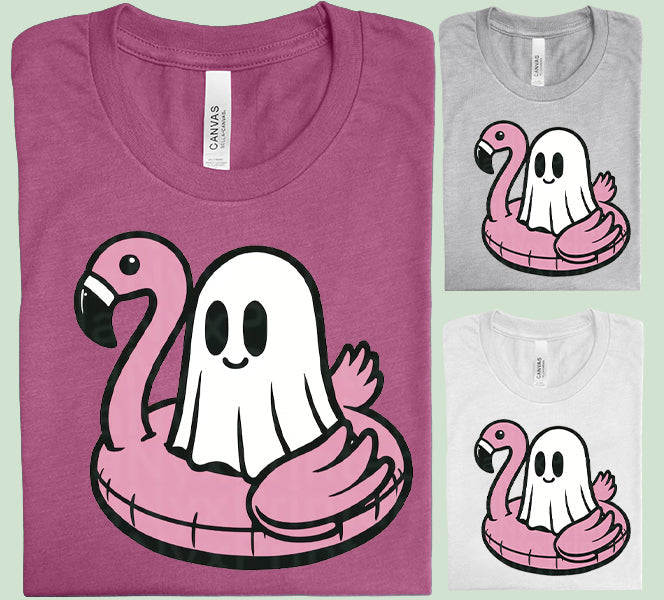 Ghost Flamingo - Graphic Tee