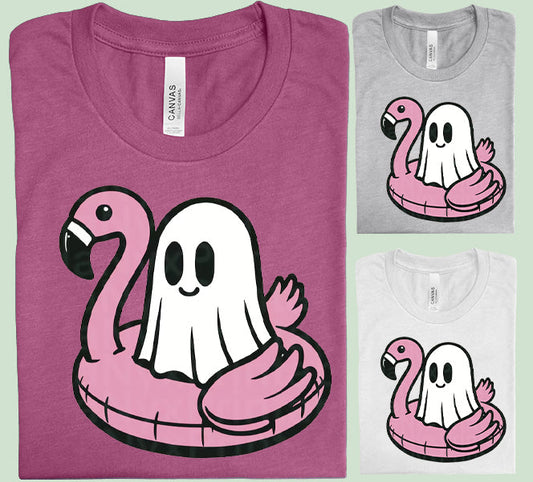 Ghost Flamingo - Graphic Tee