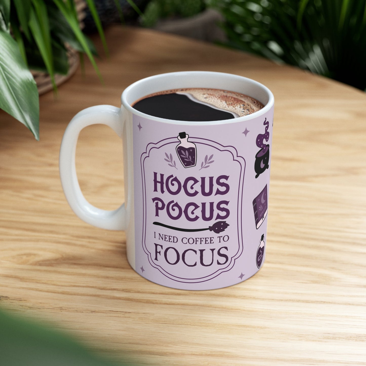 Need Coffee To Focus Ceramic Mug 11oz