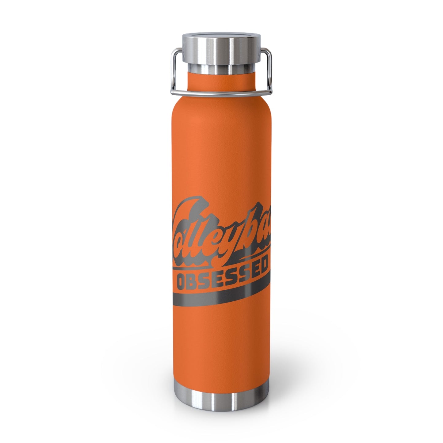 Volleyball Obsessed Copper Vacuum Insulated Bottle, 22oz