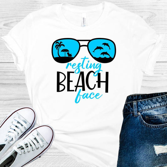 Resting Beach Face Graphic Tee