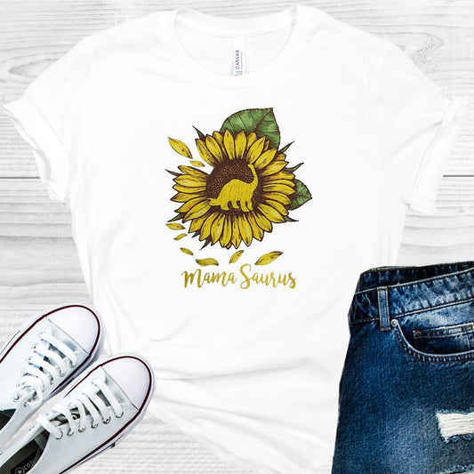 MamaSaurus Sunflower Graphic Tee