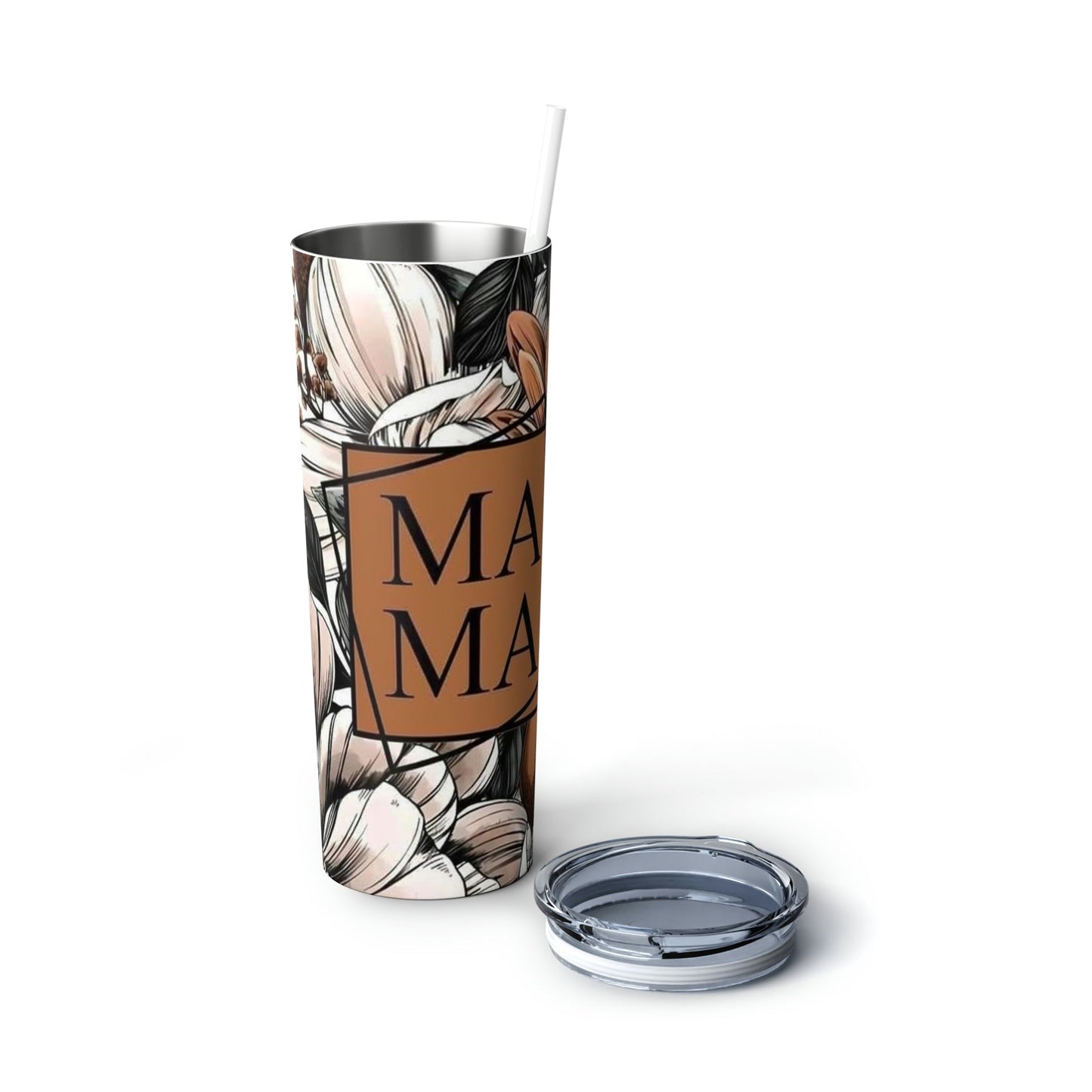 Floral Mama - Skinny Tumbler