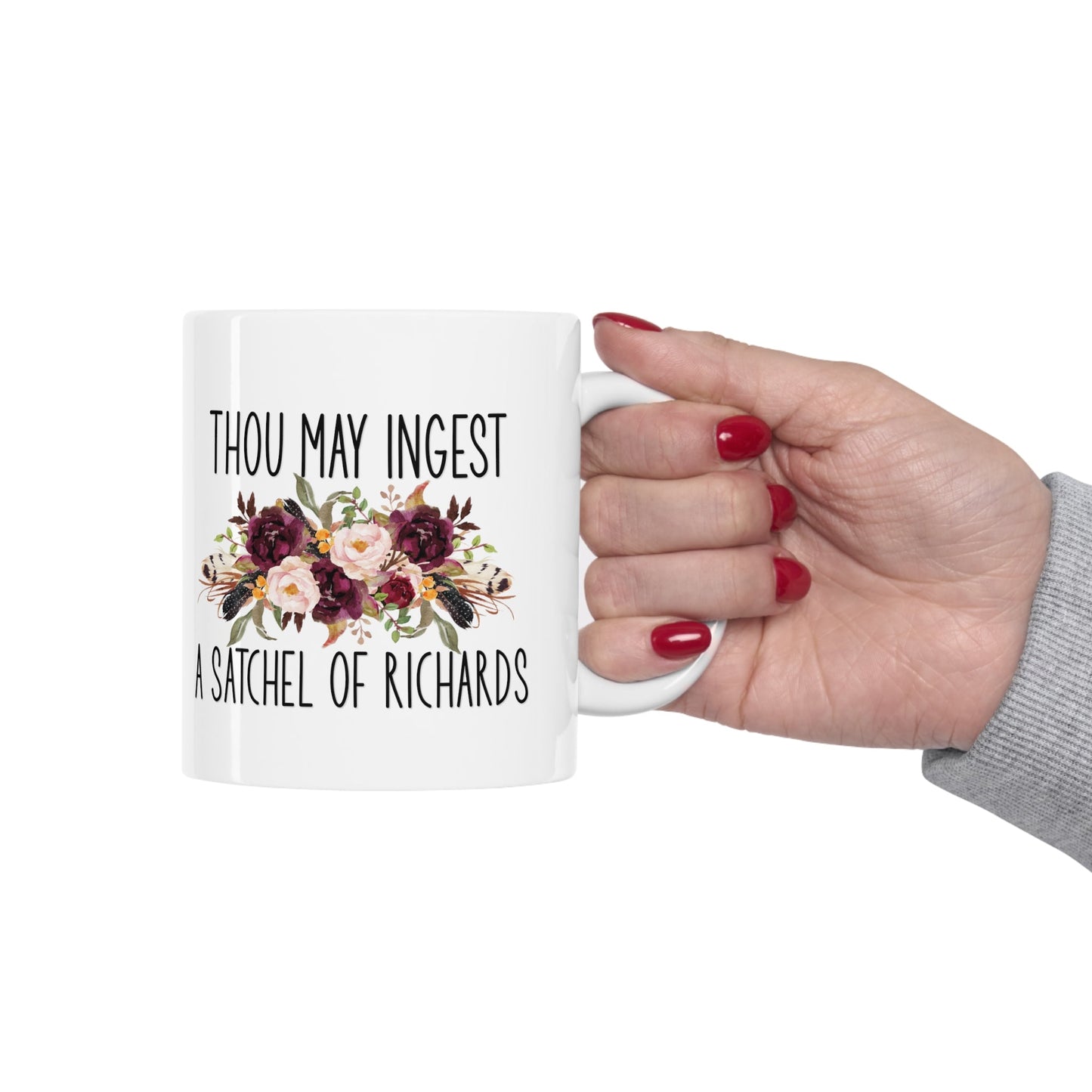 Thou My Ingest Ceramic Mug 11oz