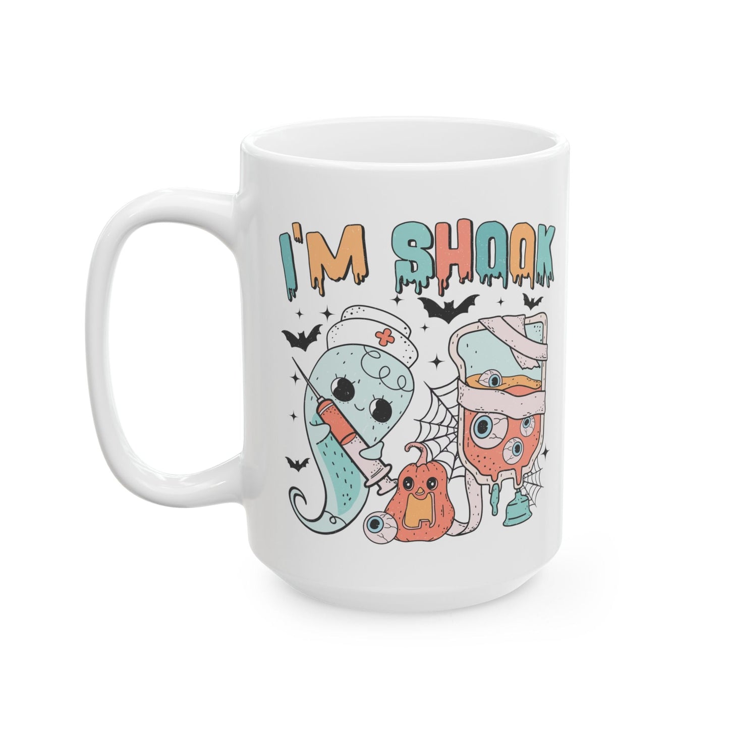 I’m Shook Ceramic Mug, (11oz, 15oz)