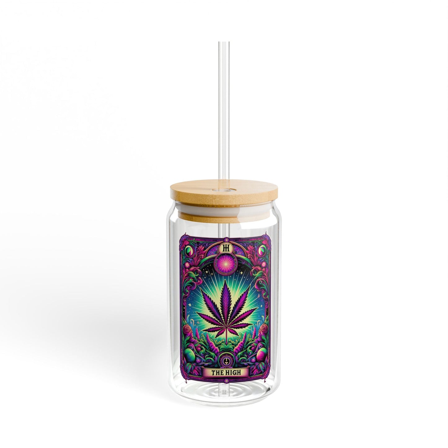 The High Tarot Sipper Glass, 16oz