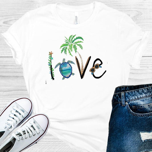 Love Turtle Graphic Tee