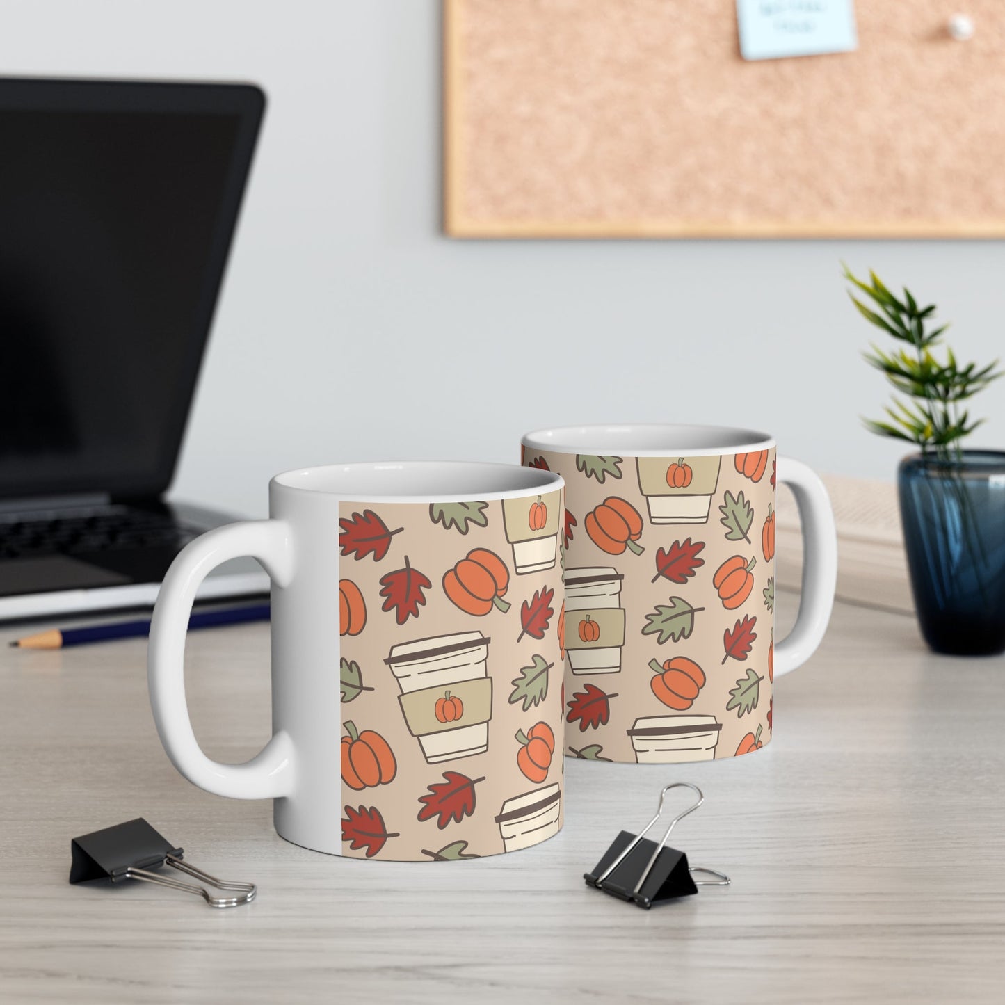 Coffee Pumpkin Ceramic Mug 11oz