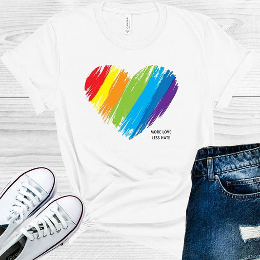 More Love Less Hate Graphic Tee
