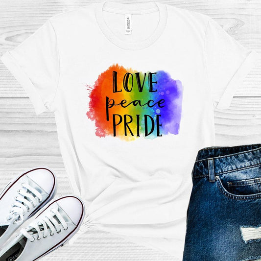 Love Peace Pride Graphic Tee