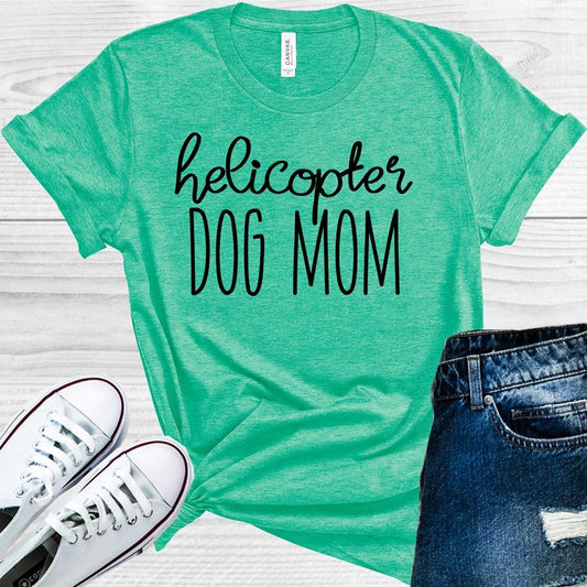 Helicopter Dog Mom Graphic Tee
