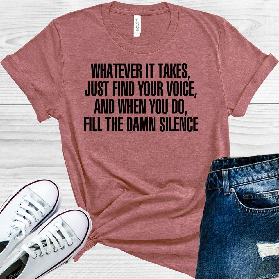 Grey's Anatomy: Whatever it Takes Find Your Voice Graphic Tee