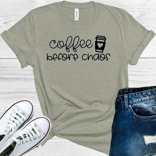 Coffee Before Chaos Graphic Tee
