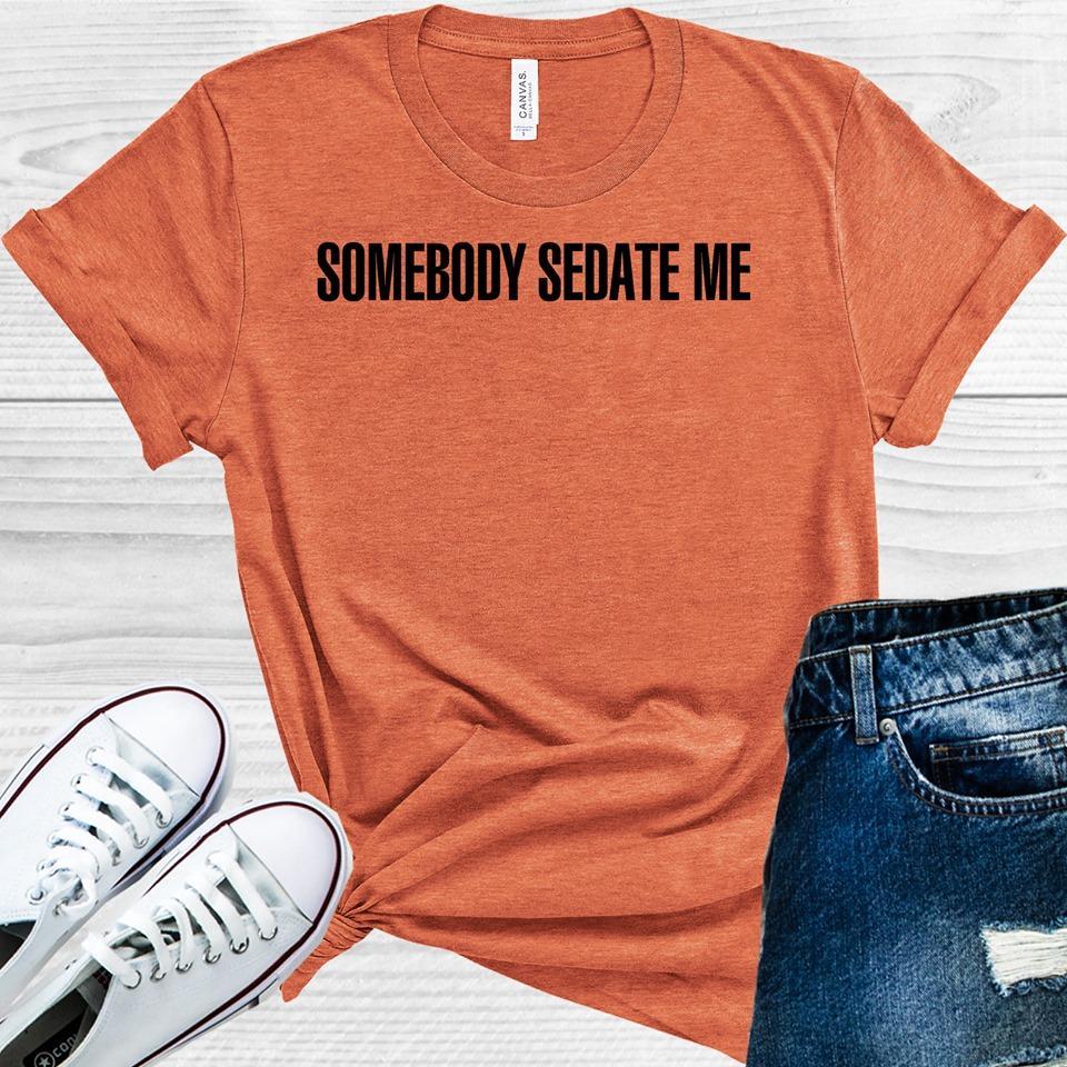 Grey's Anatomy: Somebody Sedate Me Graphic Tee