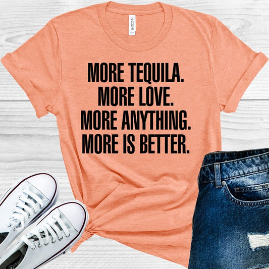 More Tequila More Love Graphic Tee