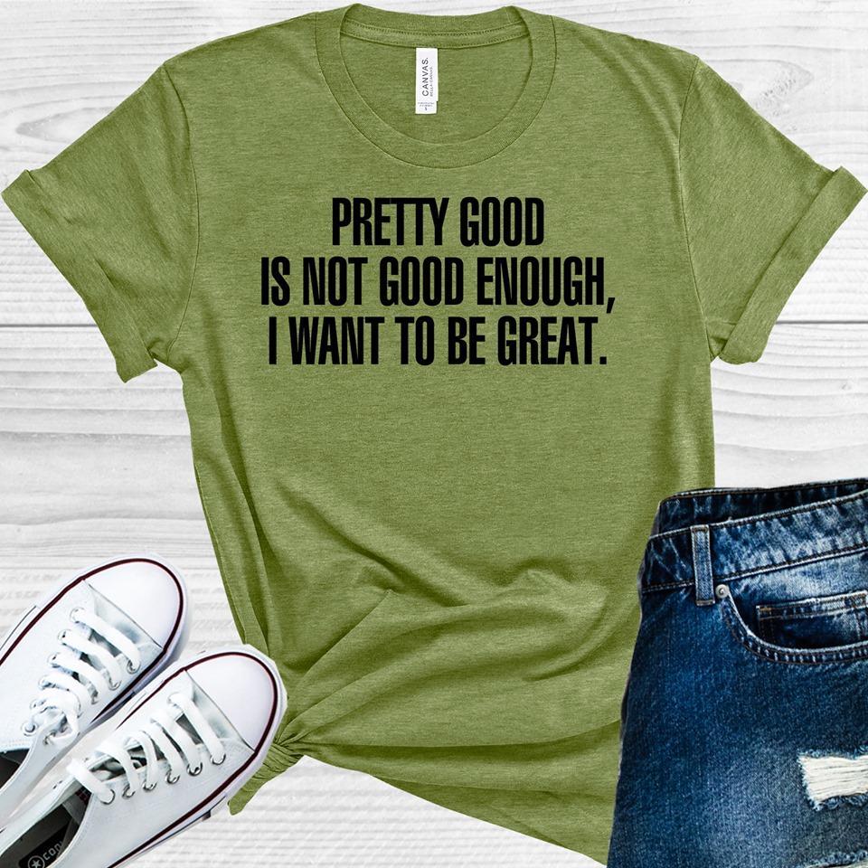 Grey's Anatomy: I Want to Be Great Graphic Tee