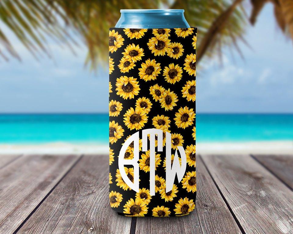 Can Cooler - Sunflowers