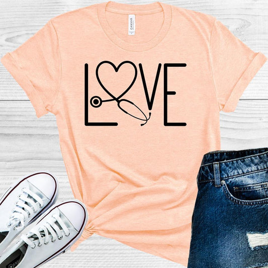 Love Stethoscope Graphic Tee