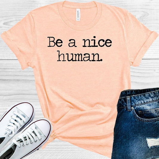 Be a Nice Human Graphic Tee