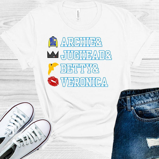 Archie & Jughead & Betty & Veronica Graphic Tee